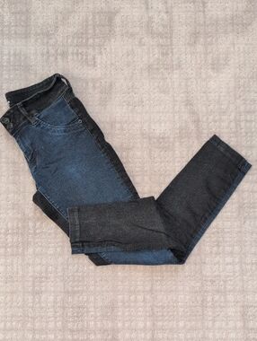 Hudson Jeans Women’s Two-Tone Skinny Jeans - Black & Dark Blue